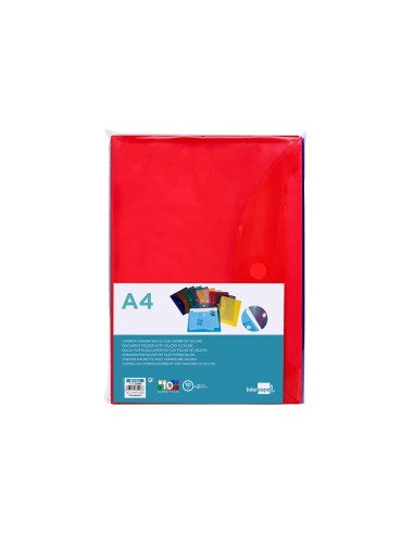 Carpeta liderpapel dossier a4 cierre de velcro...