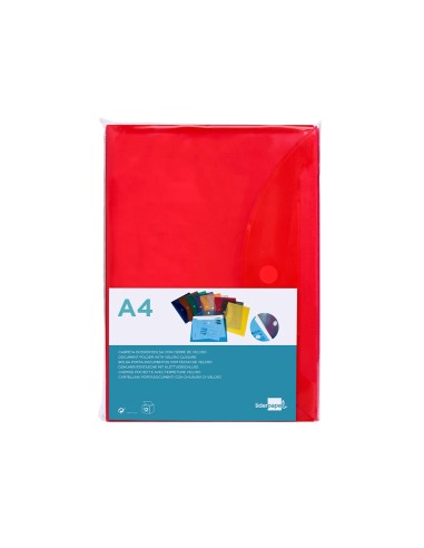Carpeta liderpapel dossier a4 cierre de velcro...
