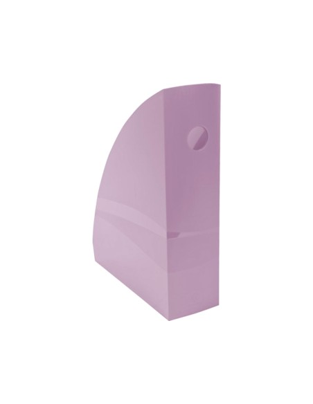 Revistero exacompta aquarel mag-cube malva pastel 266x328x305 mm