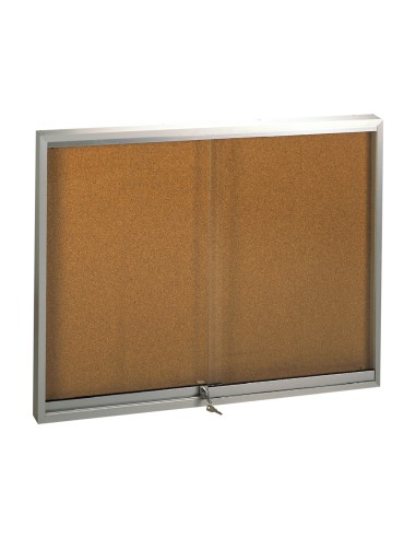 Vitrina de anuncios q-connect marco de aluminio...