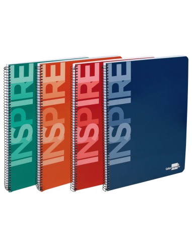 Cuaderno espiral liderpapel cuarto inspire tapa...