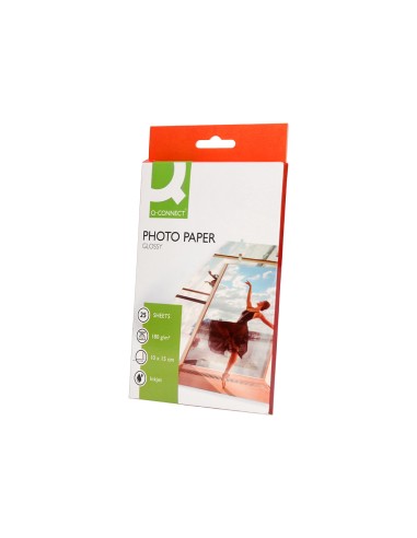 Papel q-connect foto glossy kf01905 10x15 cm...