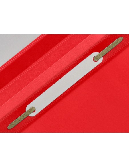 Carpeta dossier fastener plastico q-connect din a4 roja