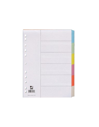 Separador q-connect cartulina juego de 6...