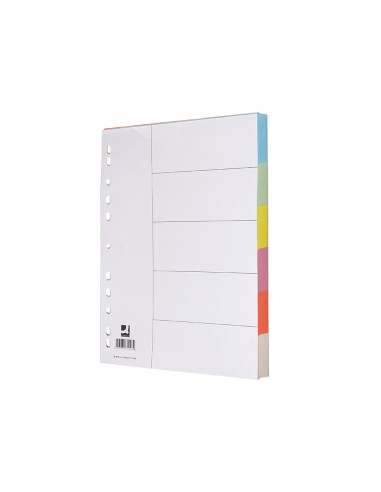 Separador q-connect cartulina juego de 6...