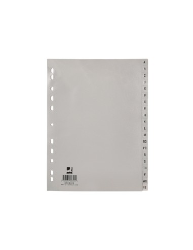 Separador alfabetico q-connect plastico a-z din...