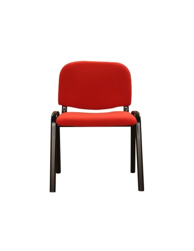 Silla confidente q-connect apilable tapizada...