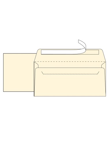 Sobre liderpapel verjurado ahuesado 120 gr tira...