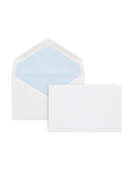 Sobre liderpapel n.1 blanco minimo normalizado 90x140mm engomado solapa de pico caja de 500 unidades