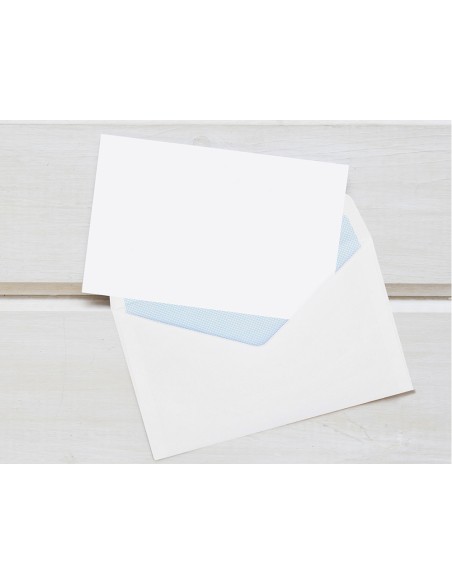 Sobre liderpapel n.1 blanco minimo normalizado 90x140mm engomado solapa de pico caja de 500 unidades