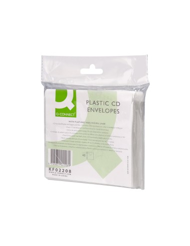 Sobre para 2 cd q-connect polipropileno con...