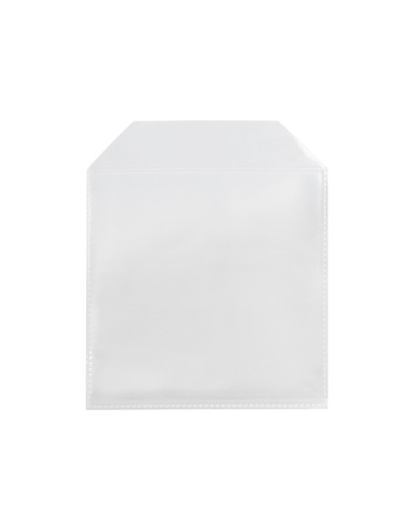 Sobre para cd q-connect polipropileno con solapa -pack de 50 unidades