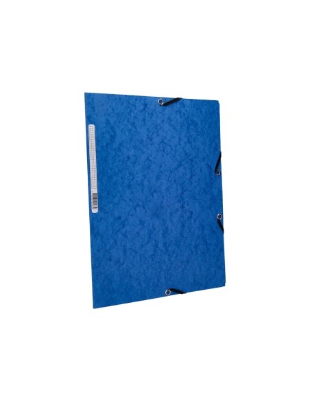 Carpeta q-connect gomas kf02167 carton simil-prespan solapas 320x243 mm azul