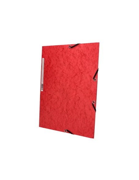 Carpeta q-connect gomas kf02165 carton simil prespan solapas 320x243 mm roj0