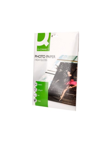 Papel q-connect foto glossy kf02163 din a4 alta...