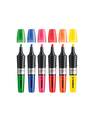 Rotulador stabilo boss luminator verde tinta...