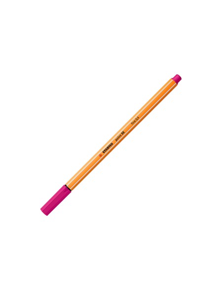 Rotulador stabilo punta de fib ra point 88 rosa punta fina 0,4mm