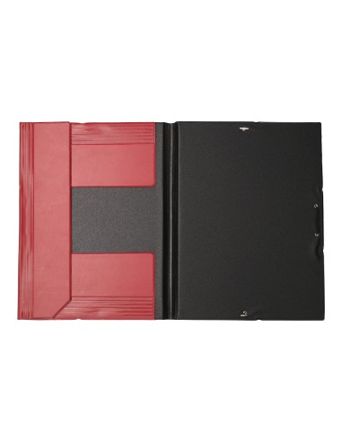 Carpeta liderpapel gomas folio solapas plastico...