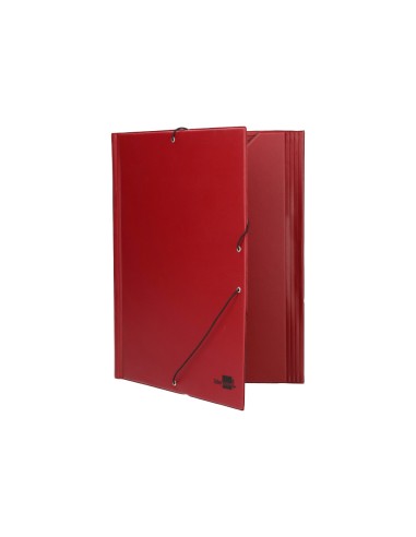 Carpeta liderpapel gomas folio solapas plastico...