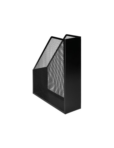 Revistero metalico q-connect rejilla negro...