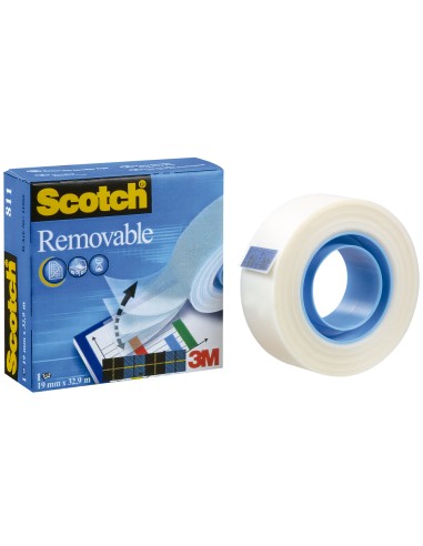 Cinta adhesiva scotch magic invisible removible...