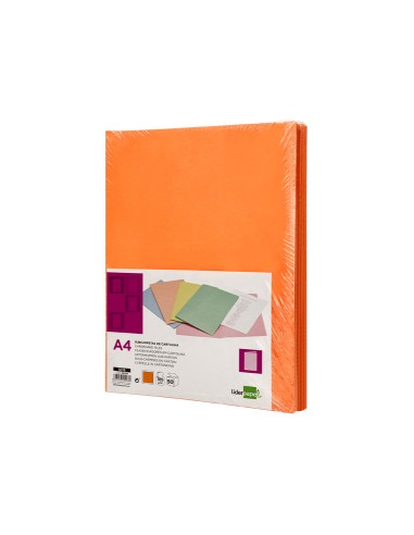 Subcarpeta liderpapel a4 naranja intenso 180g/m2