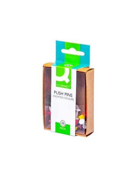 Señalizador de planos q-connect caja de 25 unidades colores surtidos