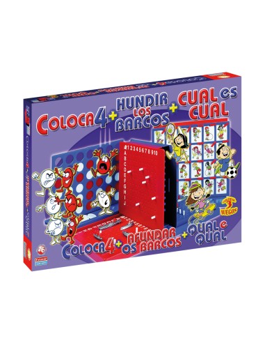 Juegos de mesa falomir cuatro en linea + cual...