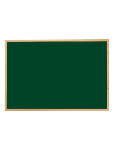Pizarra verde q-connect marco de madera 120x90...