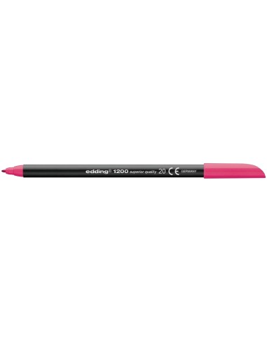 Rotulador edding punta fibra 1200 magenta n.20...