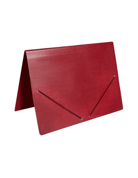 Carpeta planos liderpapel a2 carton gofrado n 12 rojo