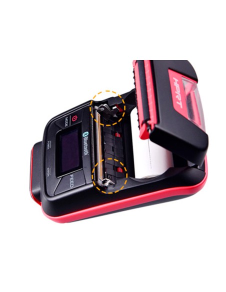 Impresora de etiquetas hprt hm-200 portatil termica visor oled ancho de papel 58 mm bateria ion de litio