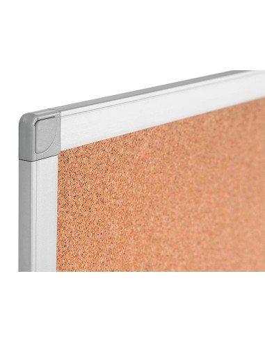 Pizarra corcho q-connect 60x45 cm marco aluminio