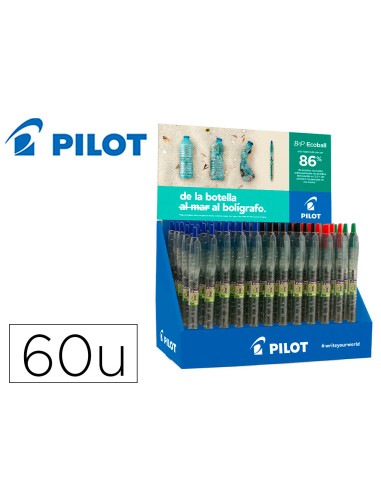 Boligrafo pilot ecoball plastico reciclado...