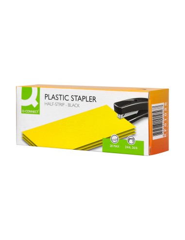 Grapadora q-connect kf01056 plastico abs negra...