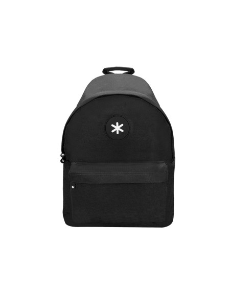 Mochila antartik con asa y bolsillos con cremallera color negro 310x160x410 mm