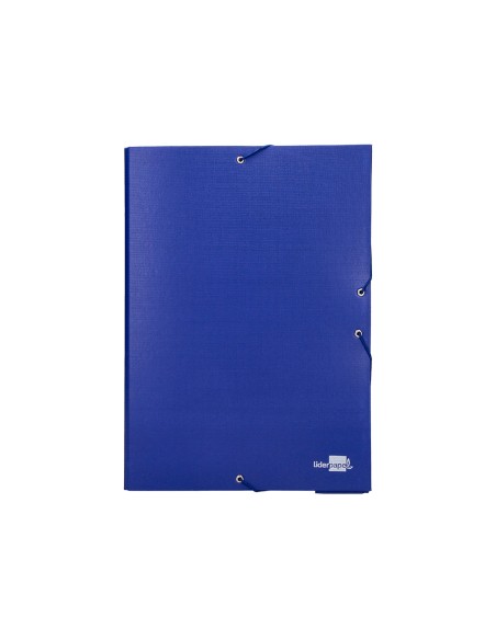 Carpeta proyectos liderpapel folio lomo 50mm carton forradoazul