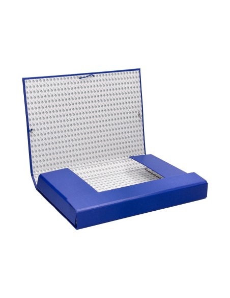 Carpeta proyectos liderpapel folio lomo 50mm carton forradoazul