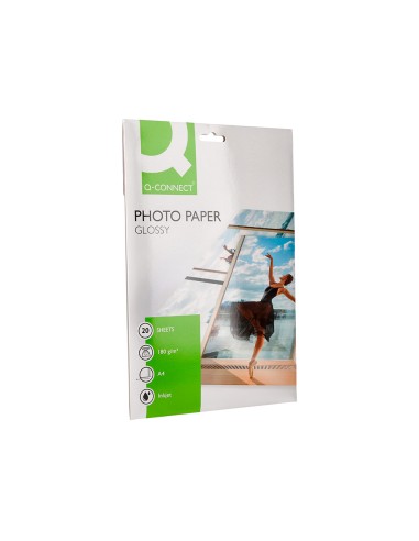 Papel q-connect foto glossy kf01103 din a4...