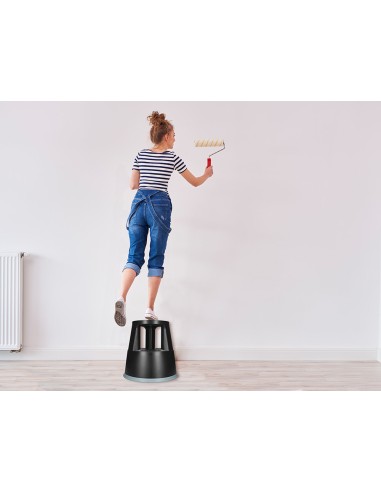 Taburete q-connect ruedas retractiles tres...