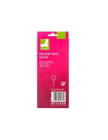 Lupa q-connect cristal aro metalico mango...