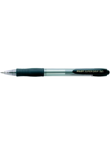 Boligrafo pilot super grip negro retractil...