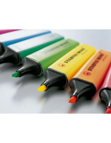 Rotulador stabilo boss fluorescente 70 azul