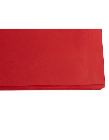 Papel seda liderpapel rojo 52x76 cm 18 gr...