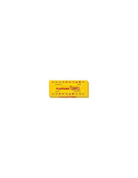 Plastilina jovi 71 amarillo oscuro unidad tamaño mediano