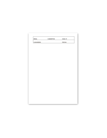 Talonario liderpapel camarero 8º original y copia tl13