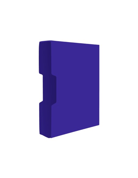 Carpeta liderpapel personaliza 37862 100 fundas polipropilenodin a4 azul con cajetin