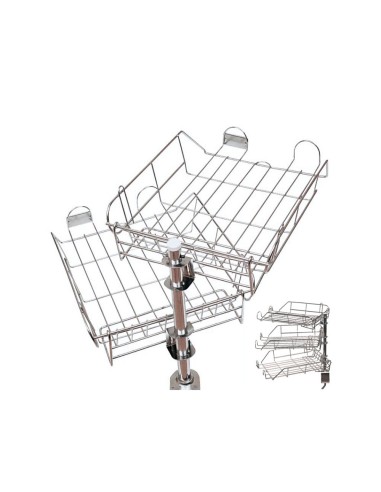 Bandeja con soporte giratorio q-connect 3...