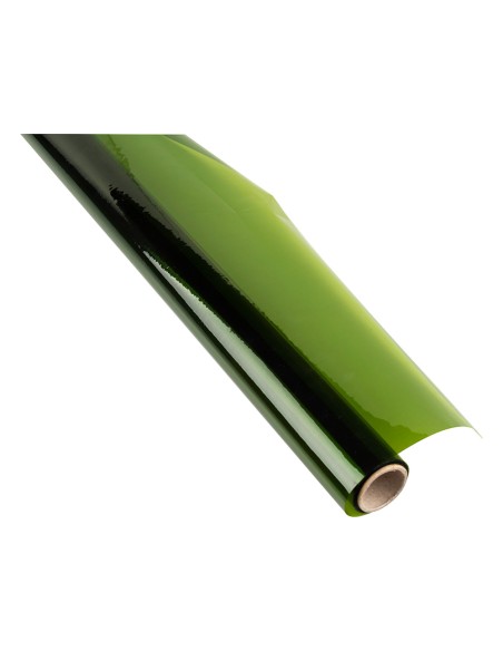 Papel celofan liderpapel rollo verde 0,60 x 10 m