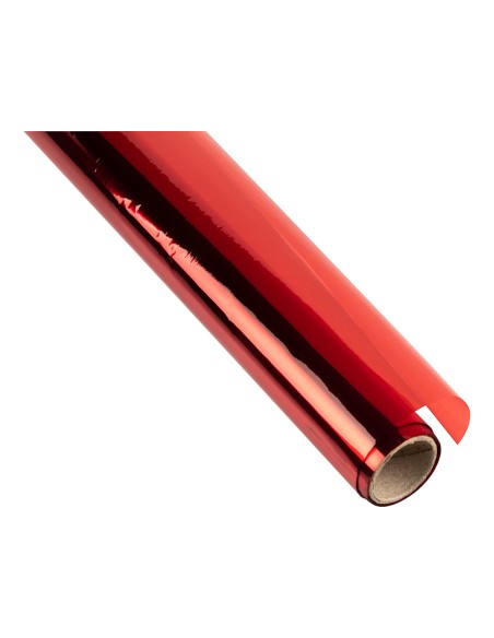 Papel celofan liderpapel rollo rojo 0,60 x 10 m